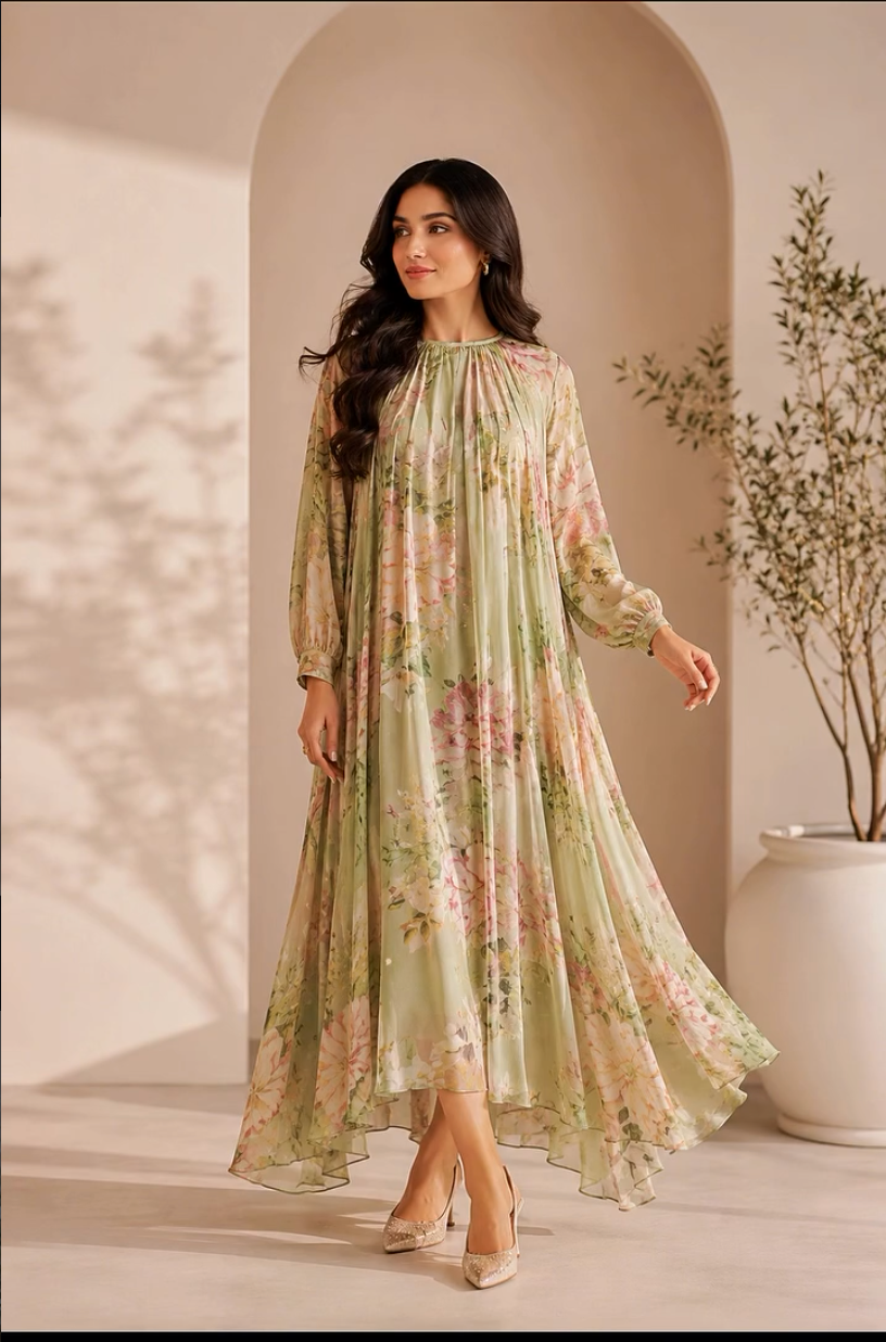 Botanical bliss- Georgette