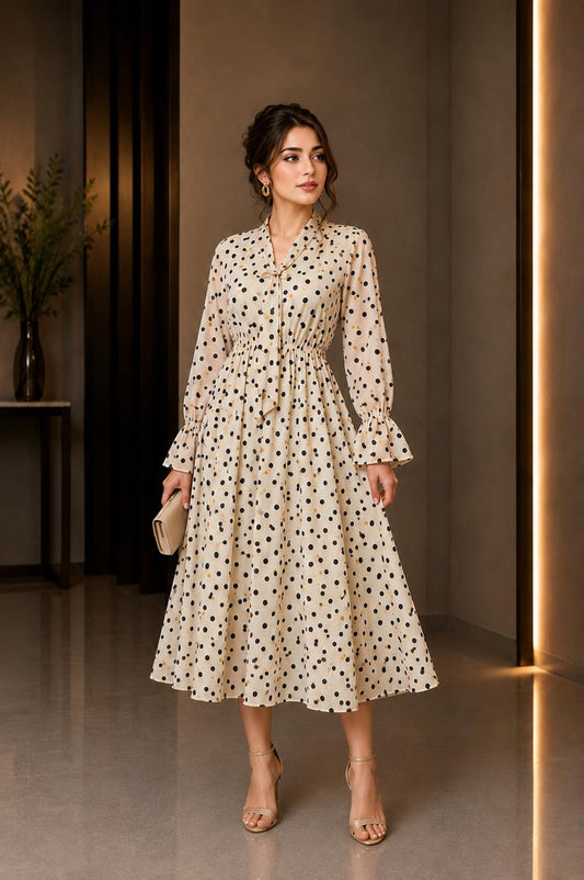 Moti Georgette Frock